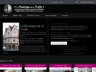 boutiquedelatruffe.fr website preview
