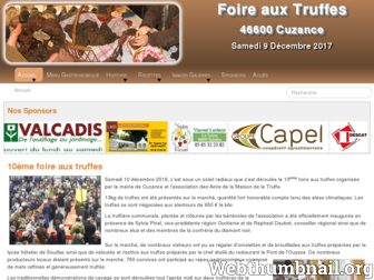 foiretruffes.fr website preview
