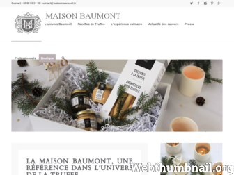 maisonbaumont.fr website preview