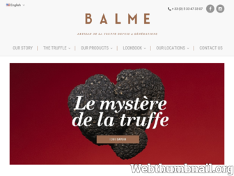 maisonbalme.com website preview