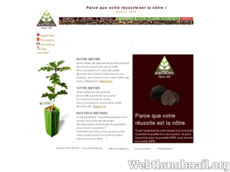 agritruffe.eu website preview