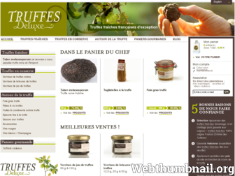 truffes-deluxe.com website preview