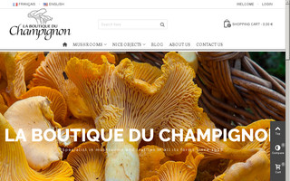 laboutiqueduchampignon.com website preview