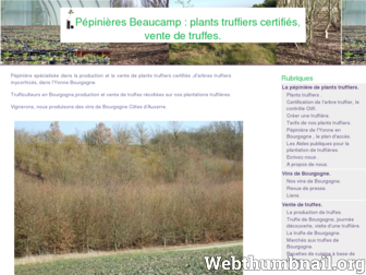 pepinieres-beaucamp.fr website preview