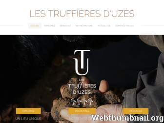 lestruffieresduzes.fr website preview