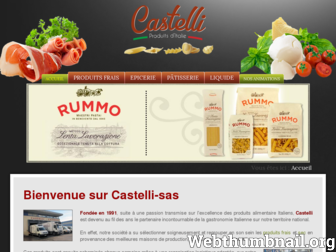 castelli-sas.fr website preview