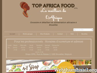 topafricafood.com website preview