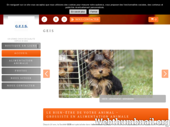 geis-aliments.com website preview