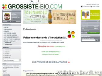 grossiste-bio.eu website preview