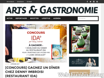 arts-et-gastronomie.com website preview