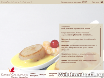 kempergastronomie.com website preview