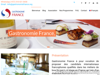 gastronomiefrance.org website preview