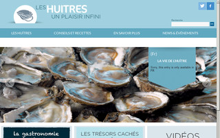 huitre.com website preview