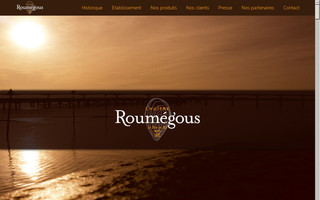 huitres-roumegous.fr website preview