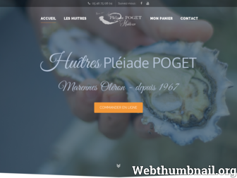 boutique.huitres-pleiade-poget.com website preview