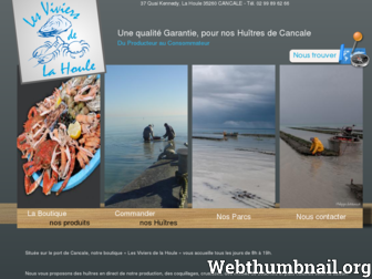 les-huitres-de-cancale.fr website preview