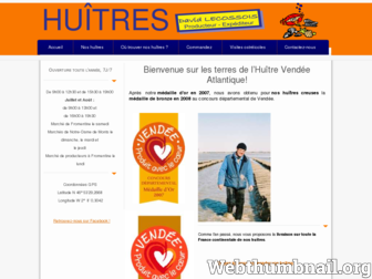 huitres-vendee.com website preview