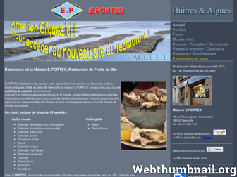 ep-huitre.com website preview