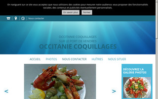 occitanie-coquillages.fr website preview