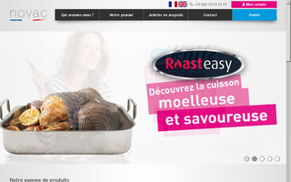 novac.fr website preview