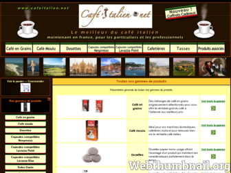 cafeitalien.net website preview