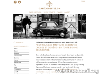 cafedosettes.ch website preview
