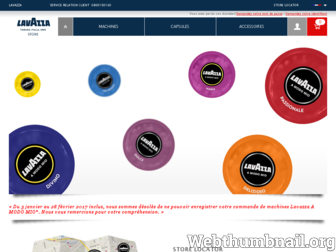 storefr.lavazza.com website preview