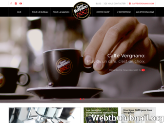 caffevergnano.fr website preview