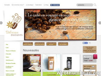 delicieux-instants.com website preview