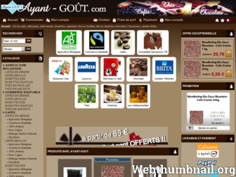 ayant-gout.com website preview