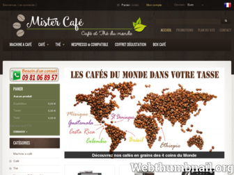 mistercafe.eu website preview