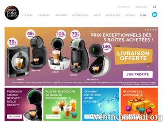 dolce-gusto.fr website preview