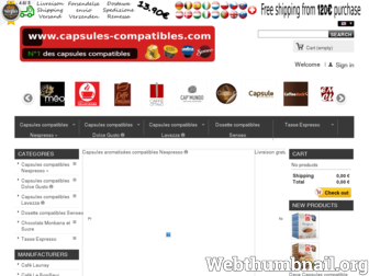 capsules-compatibles.com website preview