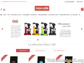mon-cafe.com website preview