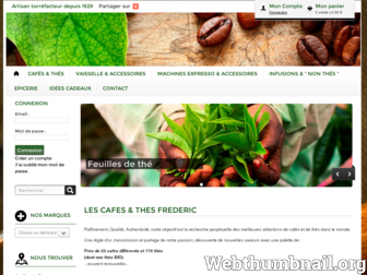 cafes-thes-frederic.fr website preview