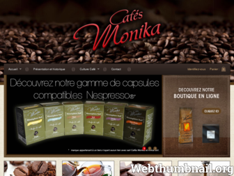 cafesmonika.com website preview