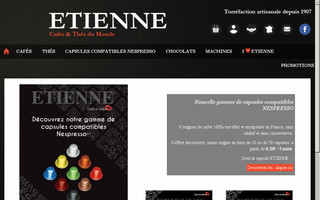 cafes-etienne.com website preview