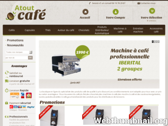 atoutcafe.fr website preview