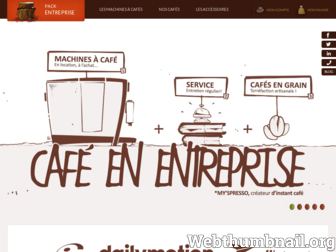 myspresso.com website preview