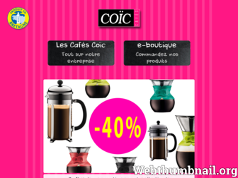 cafes-coic.com website preview