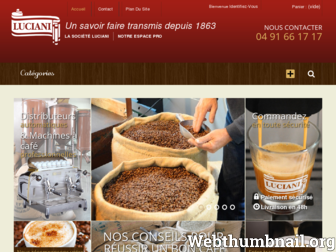 cafe-luciani.fr website preview