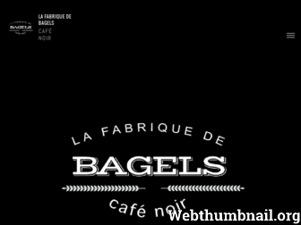 fabriquedebagels.com website preview