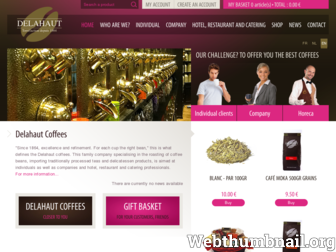 cafesdelahaut.be website preview