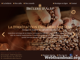 brulerie-dalre.com website preview