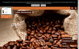 cafes-duchossoy.com website preview