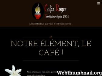 cafesroger.ch website preview