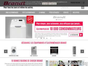 brandt.fr website preview