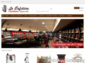 lacafetiere66.com website preview