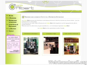 cafes-albert.fr website preview