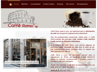 cafferoma-lyon.com website preview